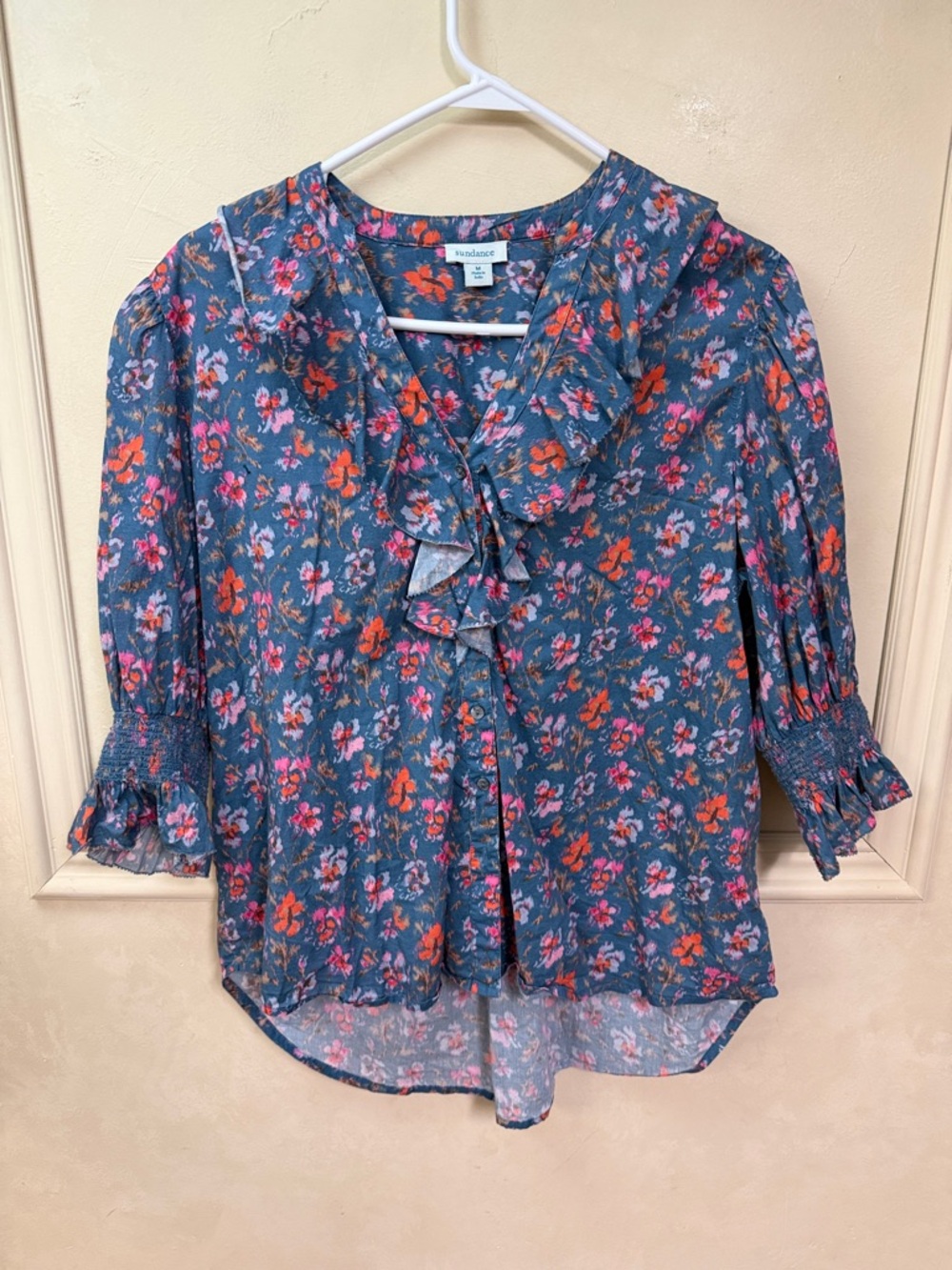 Sundance "Jeanie" Ruffle Blouse - Picture 2 of 5
